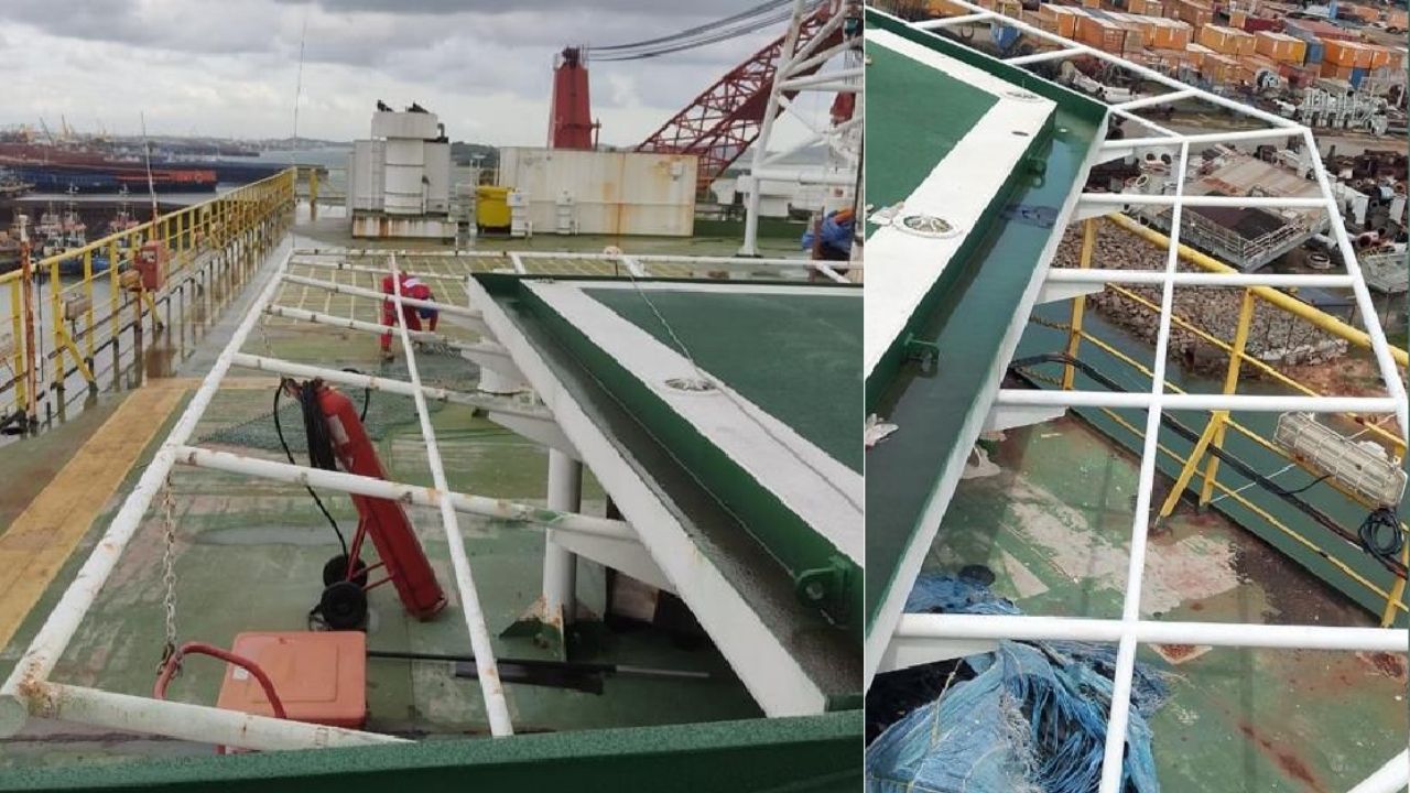 Helideck Safety Net Repair